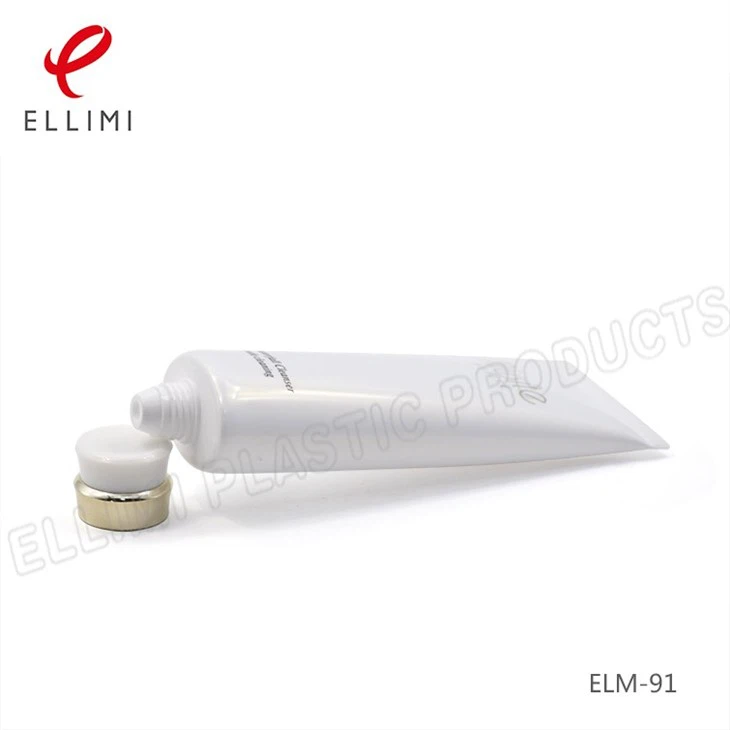 Oval Plastic Tube With Screw Cap